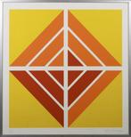 Geometrische compositie 4/40 - Kunstenaar: Cyril Lixenberg, Antiek en Kunst, Kunst | Litho's en Zeefdrukken, Ophalen of Verzenden