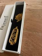 Fitbit one ketting met houder goudkleurig NIEUW, Geel, Nieuw, Ophalen of Verzenden, Fitbit