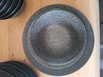 Cosy & Trendy Porcelain Servies, zwart met relief, Ophalen, Gebruikt, Porselein, Overige stijlen