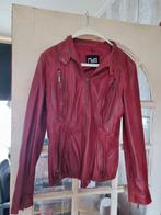 Rode leren damesjas - Maat 42, Kleding | Dames, Maat 42/44 (L), Ophalen of Verzenden, Zo goed als nieuw, R&M