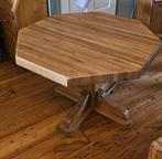 Massief 8 hoekige eiken eet tafel B120cm x7cmx 78cm, Ophalen