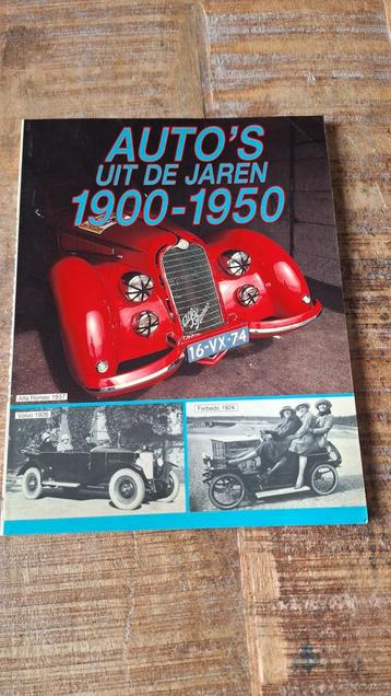 Boek, Auto's uit de jaren 1900-1950,  zie foto's  beschikbaar voor biedingen