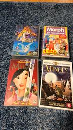 Videobanden Mulan, Minoes, Morph en Zwanenprinses, Cd's en Dvd's, Ophalen, Gebruikt, Alle leeftijden, Overige typen