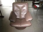 Leolux draaifauteuil leer, Huis en Inrichting, Fauteuils, Niet ingevuld, Gebruikt, Niet ingevuld, Niet ingevuld