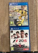 PS4 Spellen: FIFA 17 & F1 2015, Online, Gebruikt, 1 speler, Ophalen of Verzenden