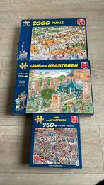 3 puzzels Jan van Haasteren €20, Hobby en Vrije tijd, Denksport en Puzzels, Ophalen, Zo goed als nieuw