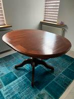 Eikenhouten eettafel, 2,4 of 6 persoons, Ophalen, Gebruikt, Eikenhout, 50 tot 100 cm