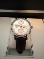 IWC Portofino Chronograph - Zo mooie staat, Leer, Staal, Polshorloge, Ophalen of Verzenden