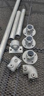 Metalen verbindingsstukken voor stijgerbuizen, Ophalen of Verzenden, Gebruikt, Aluminium