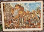 Kruisvaarders voor Jeruzalem - 1099 / J.H. Isings, Antiek en Kunst, Antiek | Schoolplaten, Ophalen, Geschiedenis