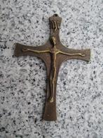 Messing Kruisje ( 8 x 11 cm )., Ophalen of Verzenden