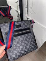 Gucci Messenger Bag, Sieraden, Tassen en Uiterlijk, Tassen | Schoudertassen, Verzenden, Nieuw, Zwart