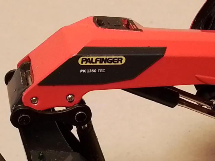 WSI Palfinger PK 1350 tec kraan, Hobby en Vrije tijd, Modelauto's | 1:50, Bus of Vrachtwagen, Wsi, Ophalen of Verzenden