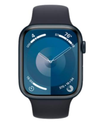 Apple Watch Series 9 45mm Zwart - nieuw! beschikbaar voor biedingen