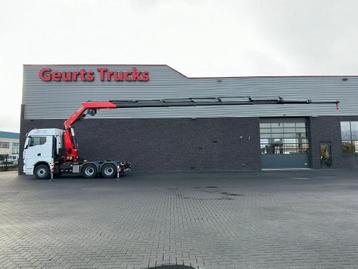 MAN TGX 33.520 6X4 TREKKER-BAKWAGEN COMBI + FASSI F485RA.2.2 beschikbaar voor biedingen