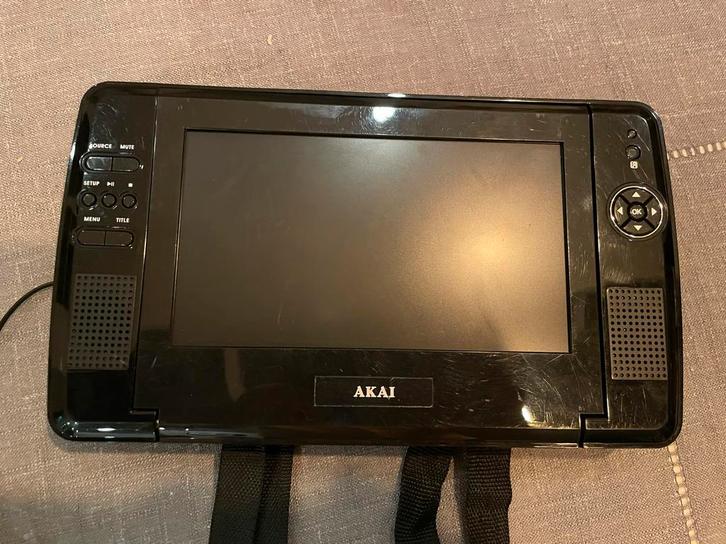 Akai draagbare DVD speler met 6 DVD's, Audio, Tv en Foto, Dvd-spelers, Gebruikt, Dvd-speler, Overige merken, Draagbaar, Ophalen of Verzenden