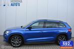 Skoda Kodiaq 1.5 TSI Sportline Racing Blue Pano Canton Virtu, 4 cilinders, Blauw, 1481 kg, Origineel Nederlands
