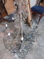 kroonluchter, Ophalen, Gebruikt, Glas, Glazen kralen kroonluchter
