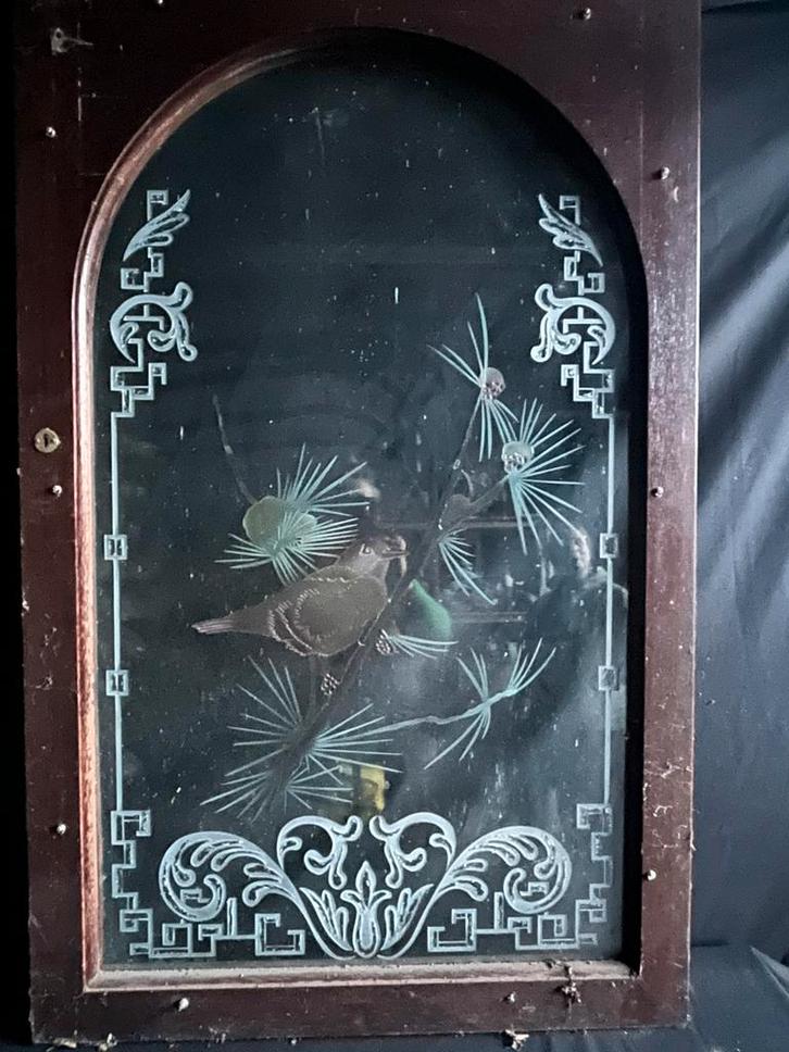 Raam met geslepen / gekapt glas, Antiek en Kunst, Antiek | Glas en Kristal, Ophalen