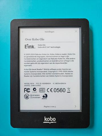 Kobo Glo ereader  beschikbaar voor biedingen