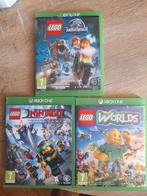 3 lego games voor de xbox one (worlds, ninjago, jurassic), Avontuur en Actie, S, Ophalen of Verzenden, Zo goed als nieuw