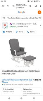 Schommelstoel met voetenbank, Ophalen, 70 tot 85 cm