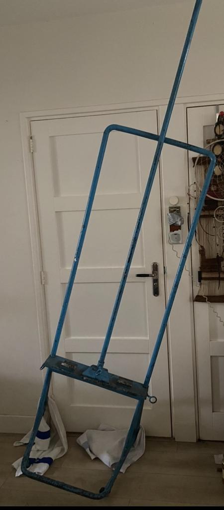 Jaren 60 metalen schildersezel koninklijke kunstacademie, Hobby en Vrije tijd, Schilderen, Gebruikt, Ezel, Ophalen