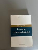 Inleid.tot de Europ.rechtsgeschiedenis, Boeken, Ophalen of Verzenden, Zo goed als nieuw, Overige niveaus