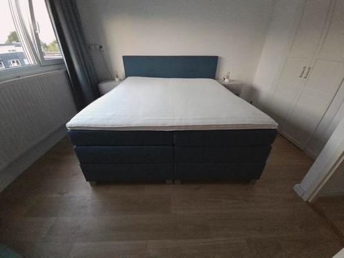 Boxspring  180x210 met opbergruimte - Extra Lang!, Huis en Inrichting, Slaapkamer | Boxsprings, Zo goed als nieuw, 180 cm, 210 cm