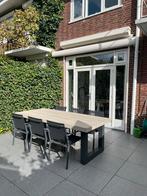 Life tuinset met 6 stoelen, all weather kussens en parasol, Ophalen, Zo goed als nieuw