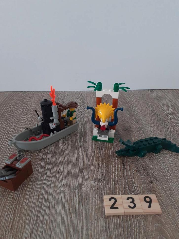 Lego Orient Expediton Jungle River 7410, Kinderen en Baby's, Speelgoed | Duplo en Lego, Gebruikt, Lego, Complete set, Ophalen of Verzenden