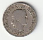 10  rappen   1883  Zwitserland. km. 27 ( 0,65 ), Postzegels en Munten, Munten | Europa | Niet-Euromunten, Ophalen of Verzenden