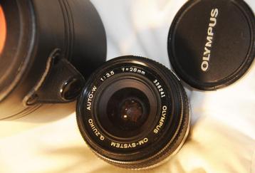 Olympus 28 mm Groothoek type OM beschikbaar voor biedingen