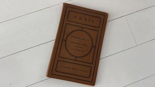 P.R. Bos – Schoolatlas der Geheele Aarde 1915, Boeken, Atlassen en Landkaarten, Gelezen, Bosatlas, Wereld, 1800 tot 2000, Ophalen of Verzenden