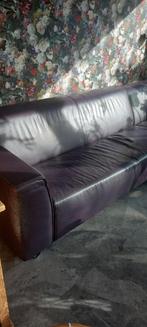 Aubergine Hoekbank 290x190 - 2 Delen gratis, Huis en Inrichting, Banken | Bankstellen, Ophalen, Gebruikt, 150 cm of meer, Vierpersoons of meer