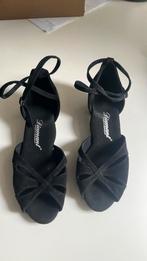 Mooie dames zwarte ballroom dansschoenen maat 6, Sport en Fitness, Dansen, Ophalen of Verzenden, Zo goed als nieuw, Schoenen