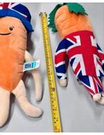 2X Engelse Aldi Kevin The Carrot In a Kilt Wortel XL Knuffel, Nieuw, Ophalen of Verzenden, H, H