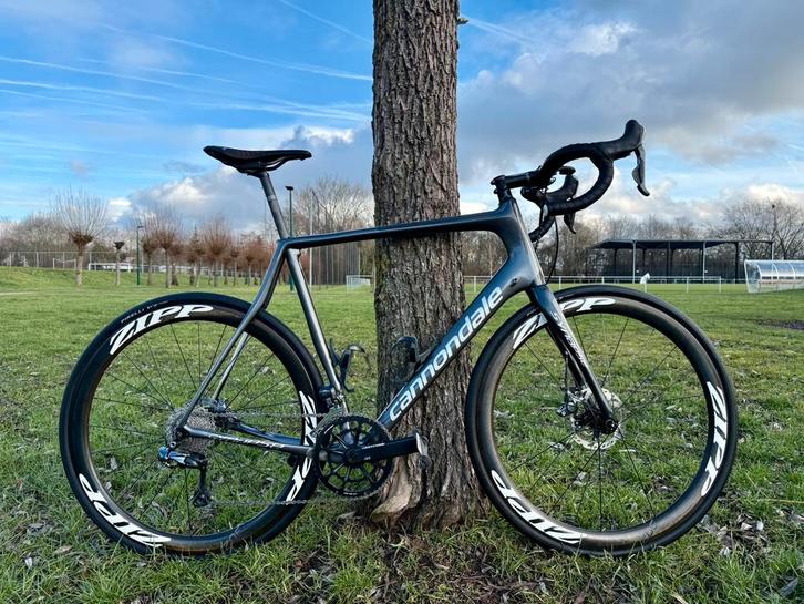 Cannondale Synapse Ultegra Di2 ZIPP carbon 61cm, Fietsen en Brommers, Fietsen | Racefietsen, Gebruikt, Heren, Overige merken, Meer dan 20 versnellingen