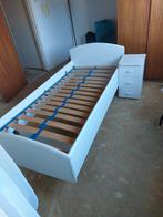 1 persoons bed met matras en nachtkastje., Huis en Inrichting, Ophalen, 90 cm, Eenpersoons, Zo goed als nieuw