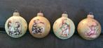 4 vintage Hummel kerstballen, Diversen, Kerst, Ophalen of Verzenden, Zo goed als nieuw