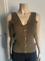 Object khaki gebreid top maat M, Kleding | Dames, Maat 38/40 (M), Verzenden, Object, Zo goed als nieuw