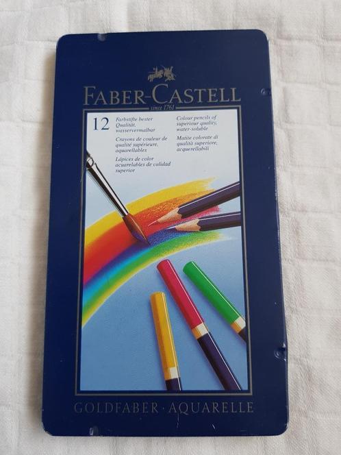 kleurpotloden Faber-Castell Goldfaber blik 12 stuks, Hobby en Vrije tijd, Tekenen, Zo goed als nieuw, Potlood of Stift, Ophalen of Verzenden
