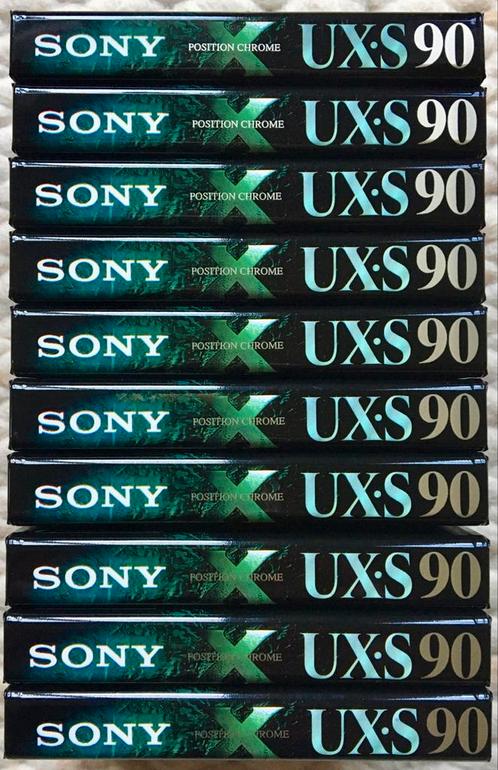 NOS SONY UX-S90 1998 NIEUW cassettebandjes UXS UX-S 90 UXS90, Cd's en Dvd's, Cassettebandjes, Nieuw in verpakking, Onbespeeld