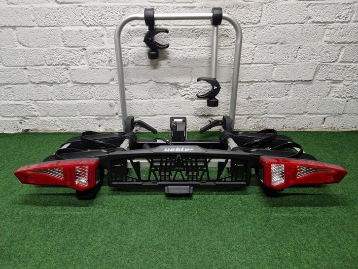Nette Uebler i21 fietsendrager lichtgewicht & kantelbaar, Auto diversen, Fietsendragers, Zo goed als nieuw, Trekhaakdrager, 2 fietsen
