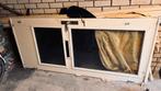 Voordeur met glas, Doe-het-zelf en Verbouw, Deuren en Horren, Gebruikt, 80 tot 100 cm, Ophalen of Verzenden, 200 tot 215 cm