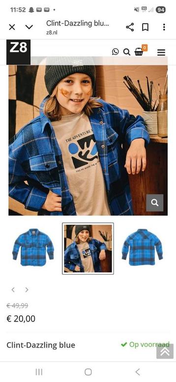 Z8 blouse jongen beschikbaar voor biedingen