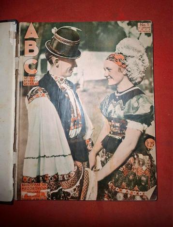 Ingebonden tijdschriften 'ABC' uit 1936 beschikbaar voor biedingen