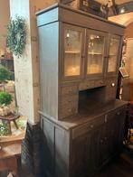 Oude houten vitrine kast, keukenkast, landelijk wonen, 200 cm of meer, Hoofdstraat 15, Zo goed als nieuw, Il fienile