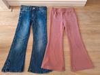 2 mooie flared broeken mt 104 Hema!, Broek, Gebruikt, Meisje, Ophalen of Verzenden