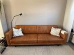 Leren bank 250cm - goede staat, camel bruin, Huis en Inrichting, Ophalen, Gebruikt, Driepersoons, 200 tot 250 cm